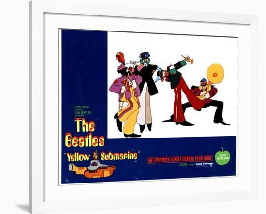 Yellow Submarine, the Beatles, 1968-null-Framed Art Print