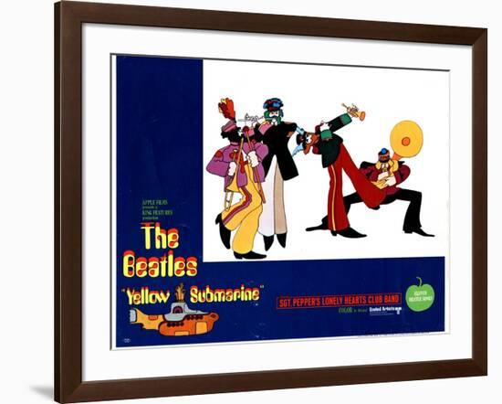 Yellow Submarine, the Beatles, 1968-null-Framed Art Print