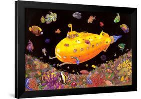 Yellow Submarine-null-Framed Blacklight Poster