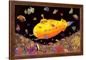 Yellow Submarine-null-Framed Blacklight Poster