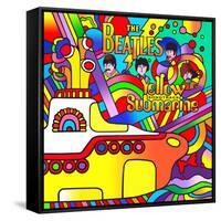 Yellow Submarine-Howie Green-Framed Stretched Canvas