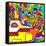 Yellow Submarine-Howie Green-Framed Stretched Canvas