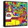 Yellow Submarine-Howie Green-Framed Stretched Canvas