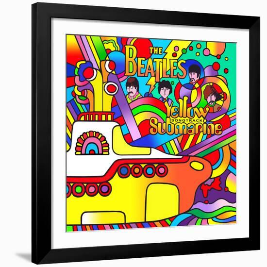 Yellow Submarine-Howie Green-Framed Giclee Print