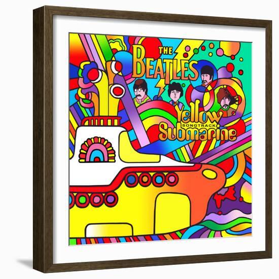 Yellow Submarine-Howie Green-Framed Giclee Print