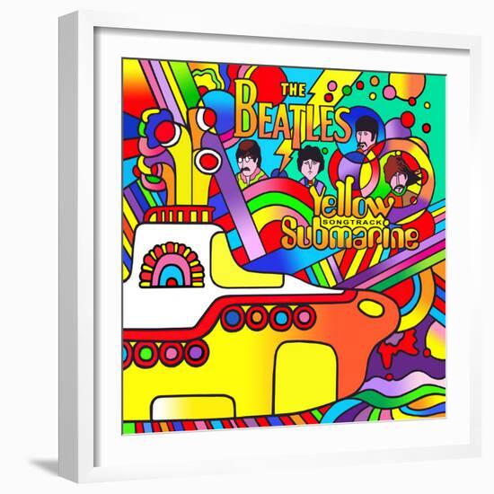 Yellow Submarine-Howie Green-Framed Giclee Print