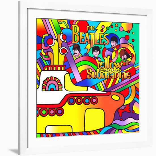 Yellow Submarine-Howie Green-Framed Giclee Print