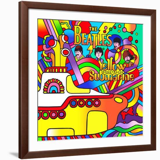 Yellow Submarine-Howie Green-Framed Giclee Print