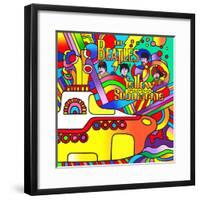 Yellow Submarine-Howie Green-Framed Giclee Print