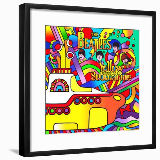 Yellow Submarine-Howie Green-Framed Giclee Print