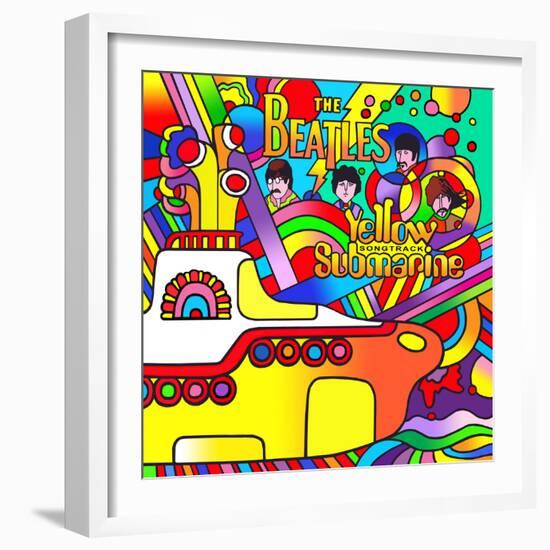 Yellow Submarine-Howie Green-Framed Giclee Print