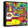 Yellow Submarine-Howie Green-Framed Stretched Canvas