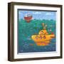 Yellow Submarine-Peter Adderley-Framed Art Print