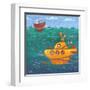 Yellow Submarine-Peter Adderley-Framed Art Print