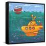 Yellow Submarine-Peter Adderley-Framed Stretched Canvas