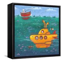Yellow Submarine-Peter Adderley-Framed Stretched Canvas