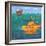 Yellow Submarine-Peter Adderley-Framed Art Print