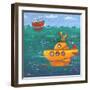 Yellow Submarine-Peter Adderley-Framed Art Print