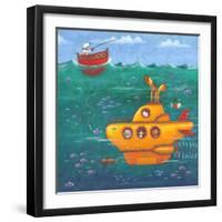Yellow Submarine-Peter Adderley-Framed Art Print