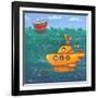 Yellow Submarine-Peter Adderley-Framed Giclee Print