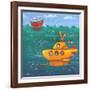 Yellow Submarine-Peter Adderley-Framed Giclee Print