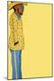 Yellow Suit Man, 2022 (Digital)-Roberta Murray-Mounted Giclee Print