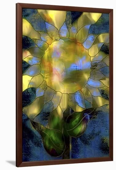 Yellow Sunflower-Mindy Sommers-Framed Giclee Print