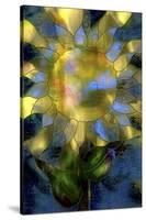 Yellow Sunflower-Mindy Sommers-Stretched Canvas