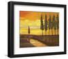 Yellow Sunset over Water I-Judith D'Agostino-Framed Art Print