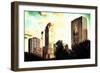 Yellow Sunset-Philippe Hugonnard-Framed Giclee Print