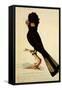 Yellow-Tailed Black Cockatoo, Calyptorhynchus Funereus-Thomas Watling-Framed Stretched Canvas