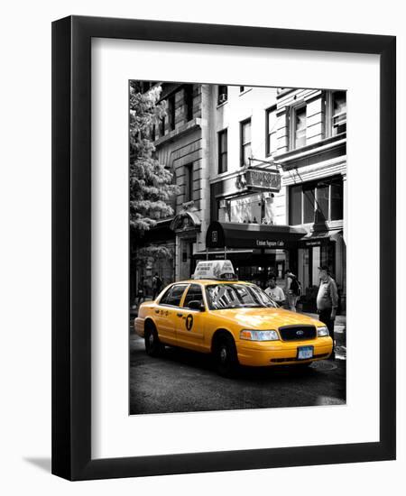 Yellow Taxi Cab, Union Square, Manhattan, New York, United States-Philippe Hugonnard-Framed Photographic Print