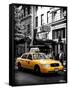 Yellow Taxi Cab, Union Square, Manhattan, New York, United States-Philippe Hugonnard-Framed Stretched Canvas