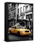 Yellow Taxi Cab, Union Square, Manhattan, New York, United States-Philippe Hugonnard-Framed Stretched Canvas