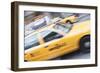 Yellow Taxi, New York, United States of America, North America-Amanda Hall-Framed Photographic Print