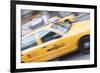 Yellow Taxi, New York, United States of America, North America-Amanda Hall-Framed Photographic Print