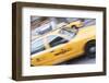 Yellow Taxi, New York, United States of America, North America-Amanda Hall-Framed Photographic Print