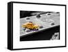 Yellow Taxi on Brooklyn Bridge-Philippe Hugonnard-Framed Stretched Canvas