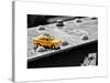 Yellow Taxi on Brooklyn Bridge-Philippe Hugonnard-Stretched Canvas