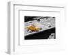 Yellow Taxi on Brooklyn Bridge-Philippe Hugonnard-Framed Art Print