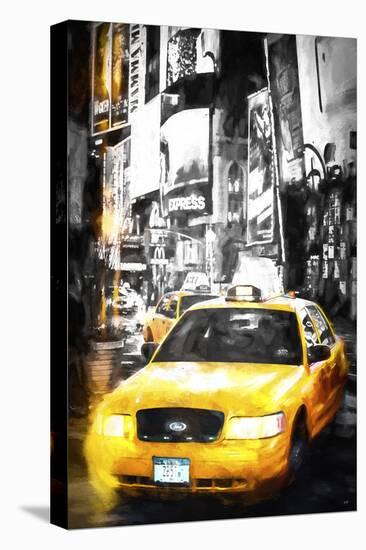 Yellow Taxi-Philippe Hugonnard-Stretched Canvas