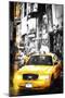 Yellow Taxi-Philippe Hugonnard-Mounted Giclee Print