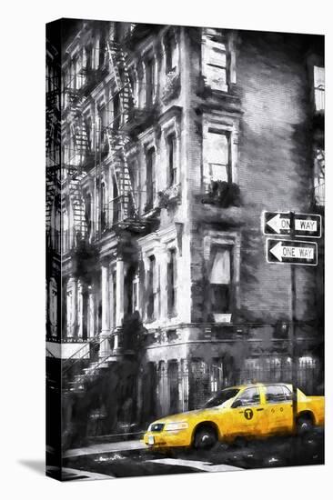 Yellow Taxi-Philippe Hugonnard-Stretched Canvas