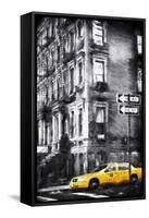 Yellow Taxi-Philippe Hugonnard-Framed Stretched Canvas