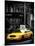 Yellow Taxis, 108 Fifth Avenue, Flatiron, Manhattan, New York City, Black and White Photography-Philippe Hugonnard-Mounted Photographic Print