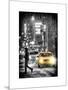 Yellow Taxis at Times Square during a Snowstorm by Night-Philippe Hugonnard-Mounted Art Print