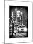 Yellow Taxis at Times Square during a Snowstorm by Night-Philippe Hugonnard-Mounted Art Print