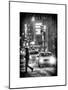 Yellow Taxis at Times Square during a Snowstorm by Night-Philippe Hugonnard-Mounted Art Print