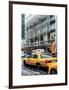 Yellow Taxis Manhattan Winter-Philippe Hugonnard-Framed Art Print