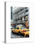 Yellow Taxis Manhattan Winter-Philippe Hugonnard-Stretched Canvas